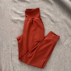 Old Navy Women's High-Waisted Red Leggings